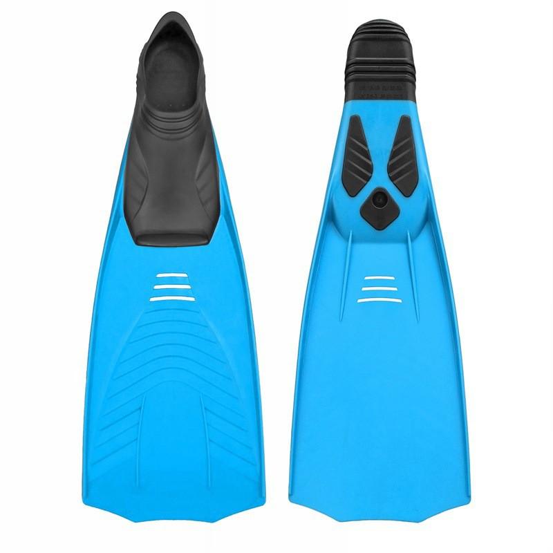 Adult Open Heel Swim Fins Snorkeling Freediving Mid-Length Professional Diving Gear Black White Yellow Orange Blue