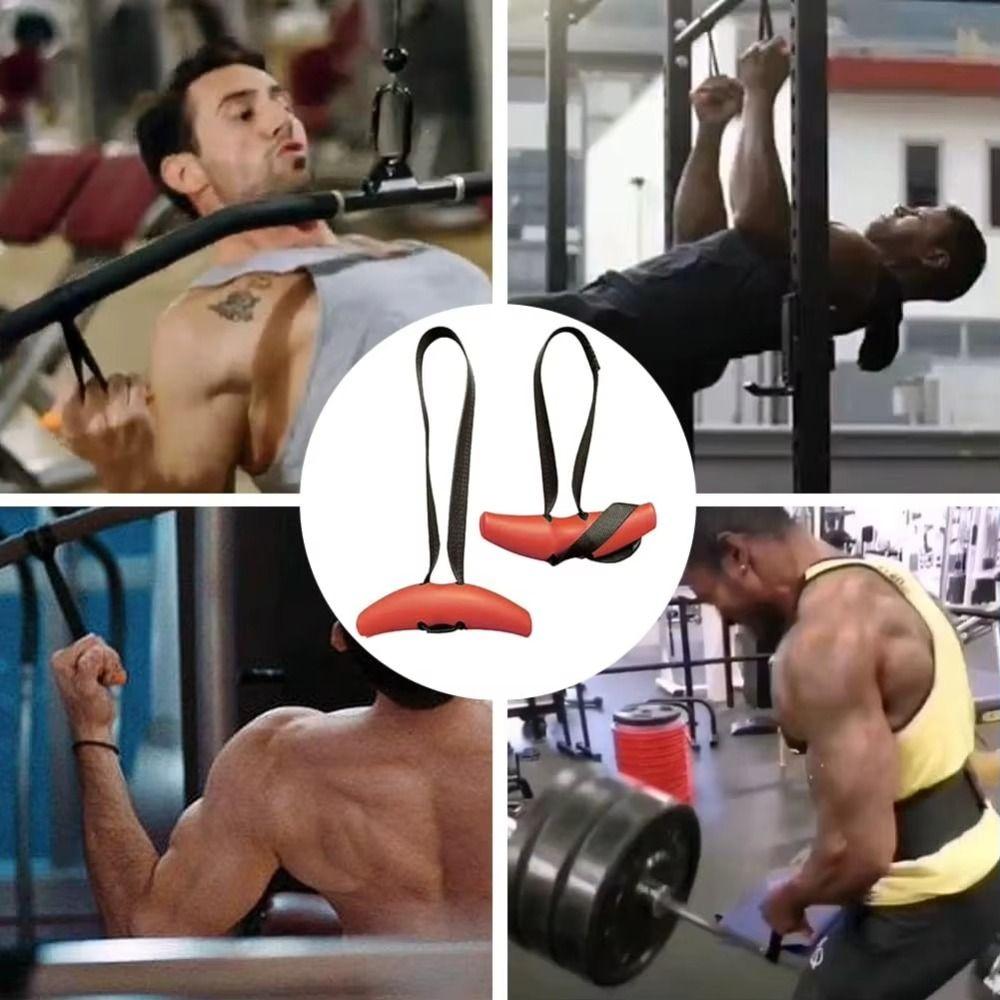 Muscle Building Fitness Tranining Grip Horn Shape Pull Up Handles Fitness Handle Home Workout