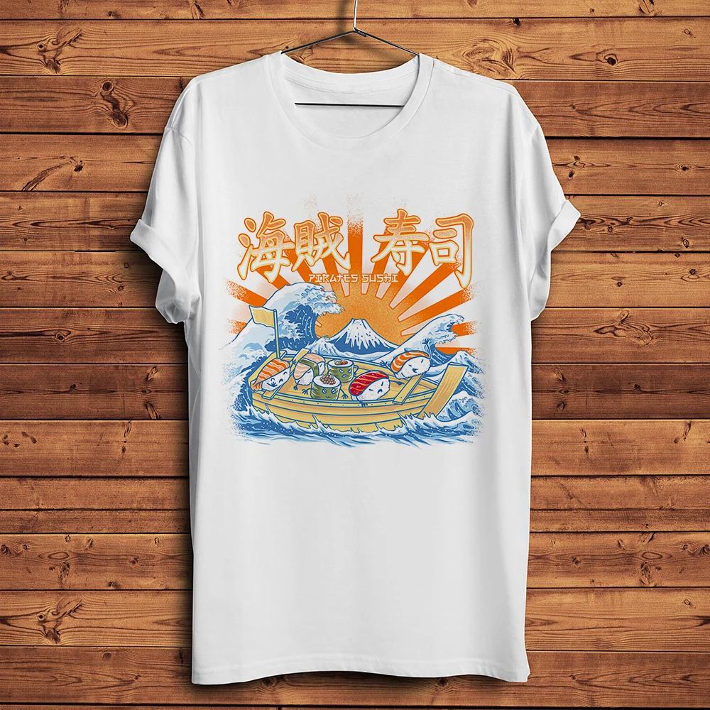 

Amusing Sushi Pirates Nigiri Funny Anime Tshirt Unisex New White Casual T ShirtUnisex Ukiyoe Streetwear TeeBreathable Print S