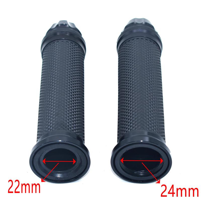 22/24MM Motorcycle grips hand rubber pedal biker scooter handlebar grips modified handlebar throttle turn Grip Settle Grips Throttles 2