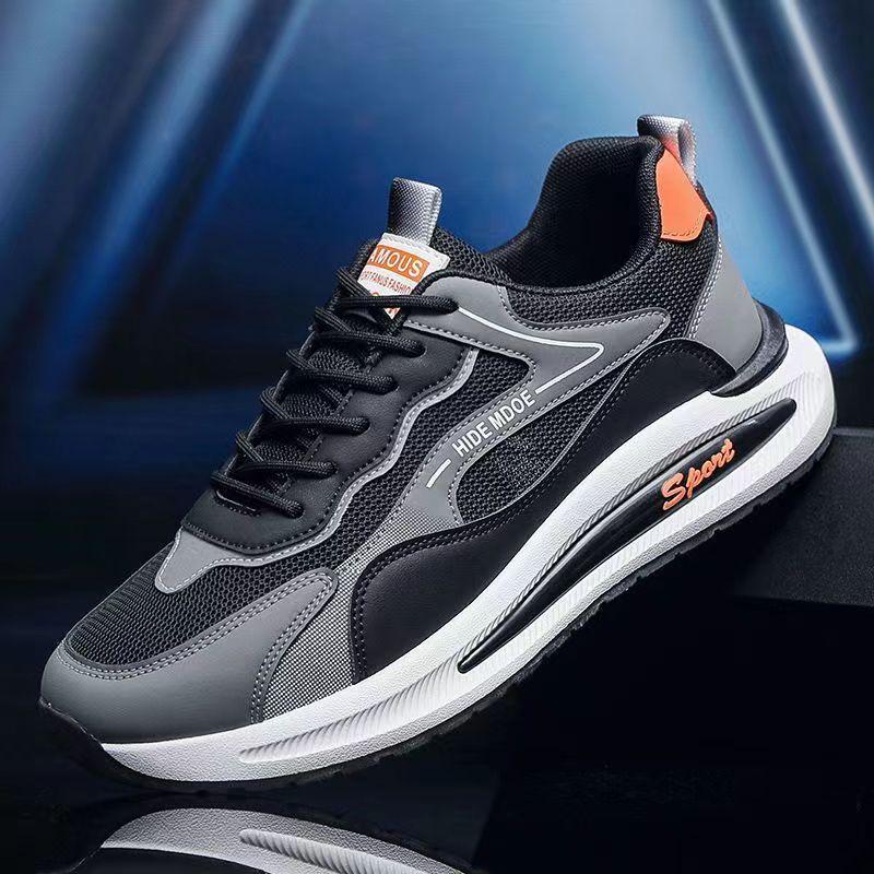 

[Специальная прямая трансляция] Интернет-знаменитости в такой же мужской обуви 2025 весна новая сетчатая дышащая повседневная беговая спортивная обувь 39 чёрный