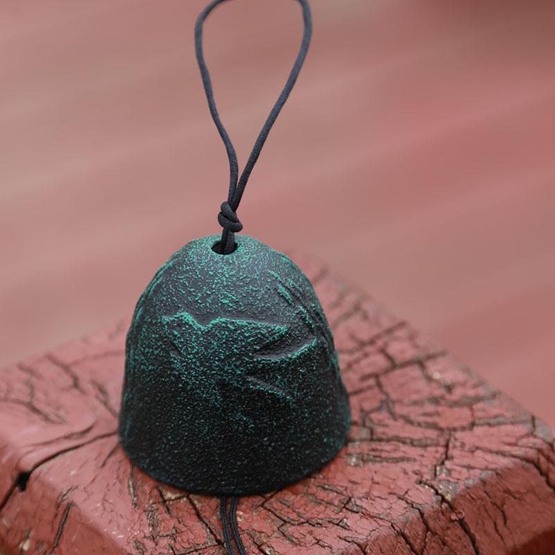 Cast Iron Wind Chime: Chinese & Japanese Style Retro Bells for Balcony or Outdoor Courtyard