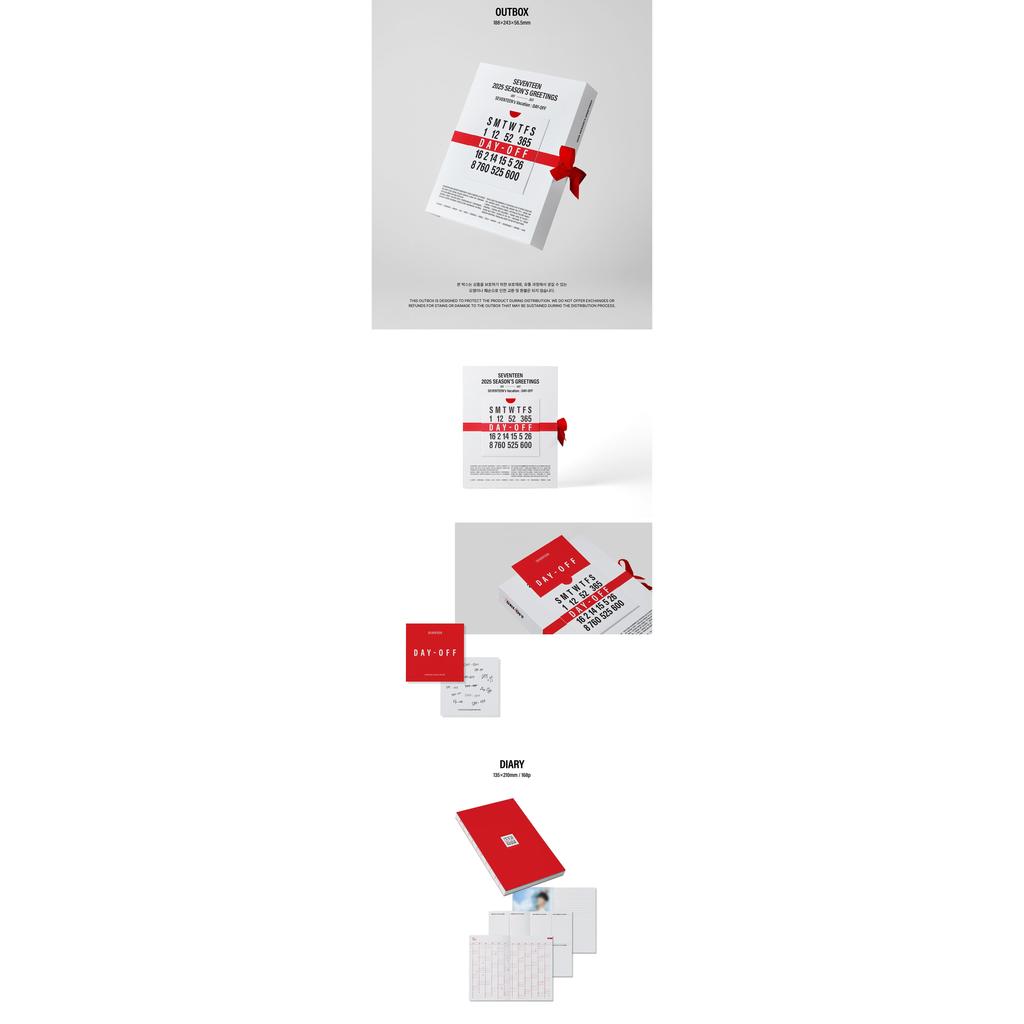 Seventeen Frohe Weihnachten 2025 / Wandkalender  (Online-Vorteil)