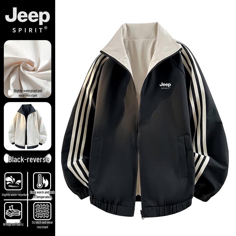 JEEP SPIRIT Women s 2026 Reversible Striped Jacket 2XL