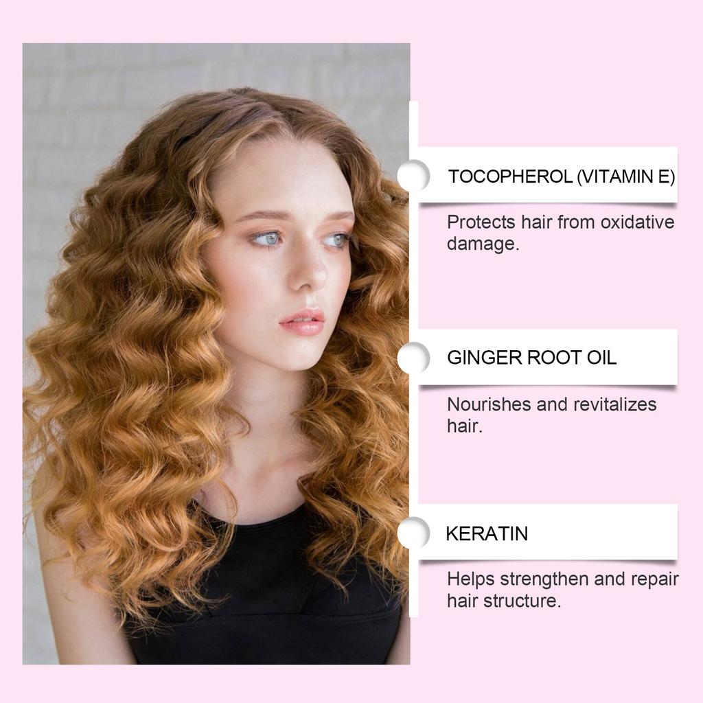 Sprej na kudrnaté vlasy vyživuje, chrání a natočuje vlasy, pomáhá tvarovat kudrnaté vlasy a vytvářet módní vzhled, 100 ml