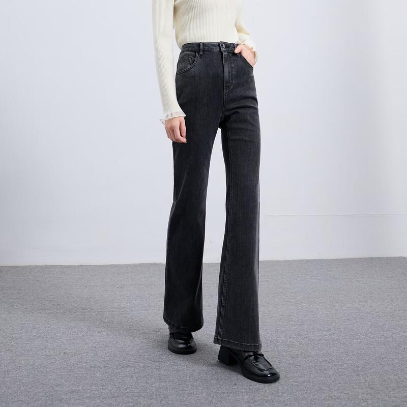 

Sancai Women s Plus Size High-Waisted Flare Denim Jeans XL 170/80B