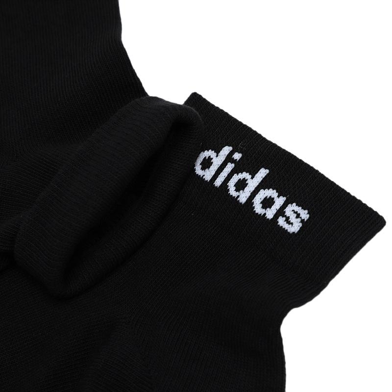 adidas neo Nc Ankle 3pp Logo Jacquard Sports Socks 3 Pairs Black Men's GE6177