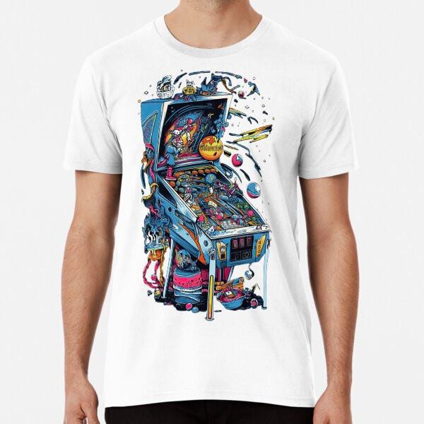 Pinball Machine - Retro 80s Pinball Arcade  S To 5XL Made In the AU/USA T-Shirt