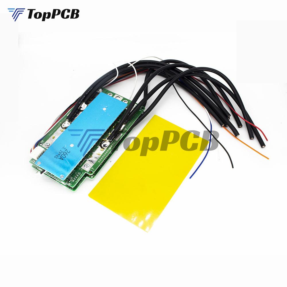 4S 12V 100A 130A 200A 260A 300A 390A BMS LifePo4 Lithium Protection Board Balance High Current Motorcycle Car Start RV Inverter