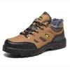 Men's Microfiber Leather Safety Work Boots