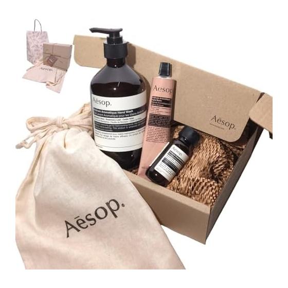 [Упакованный/Подарочный набор] Aesop Подарочный набор для ухода за руками Мыло для рук Бальзам для рук Гель для рук Подарок для красоты [Параллельный импорт] (1 комплект)