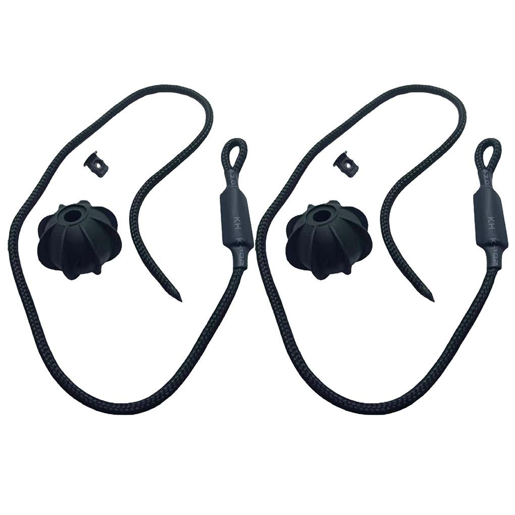 2Pcs Car Rear Shelf Straps Ball Holding Cord Vehicle Tailgate Lanyard Trunk Storage Package Tray Lid Rope Nylon Sling