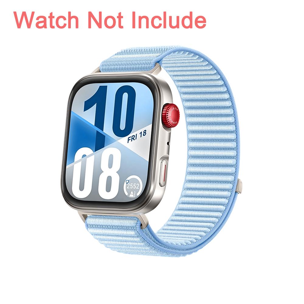 

Nylon Loop Strap for Huawei Watch Fit 4 Pro Offical Replacement Wristband for Huawei Fit 3 4/Fit 4 Pro Men Women Nylon Strap For Huawei Fit 4 Pro синій
