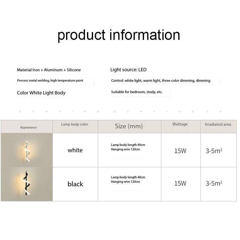 Candelabru cu LED-uri de noptieră nordic, modern, minimalist, lămpi suspendate cu linie lungă pentru dormitor, bar de studiu, iluminat creativ cu suspensie de lux
