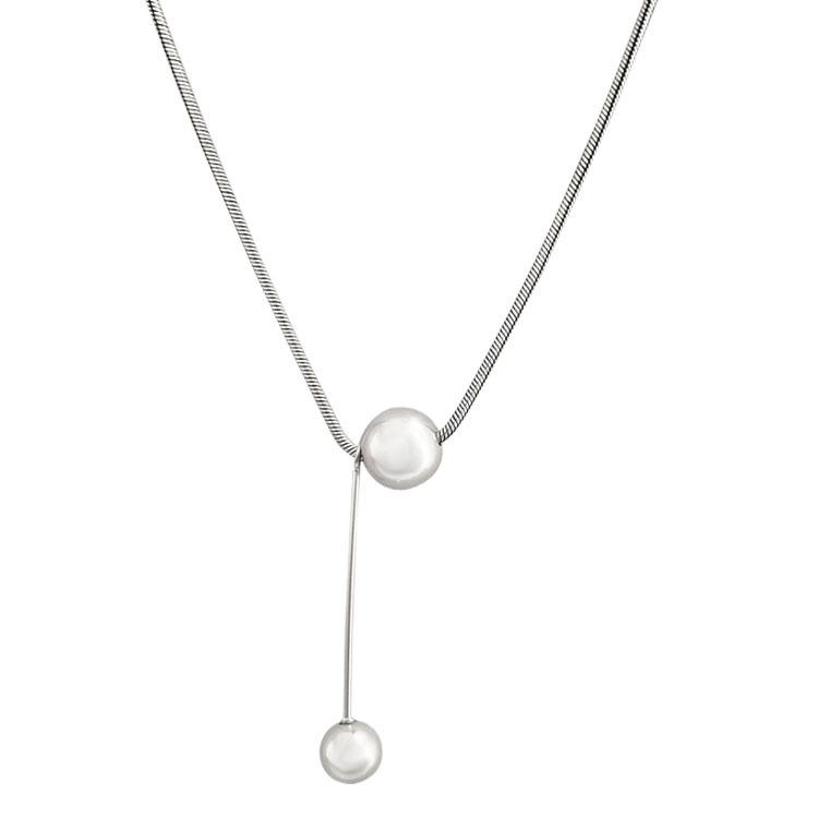 

Женское легкое роскошное модное ожерелье с шариками Must Answer Небольшое свежее ожерелье с кисточками Персонализированная универсальная цепочка-воротник Подвеска на шею