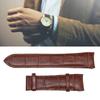 Curved End Brown Leather Watch Straps Leather Max Wrist 8in Genuine Leather Watchband Watch Band Strap Wrist Bracelet Use