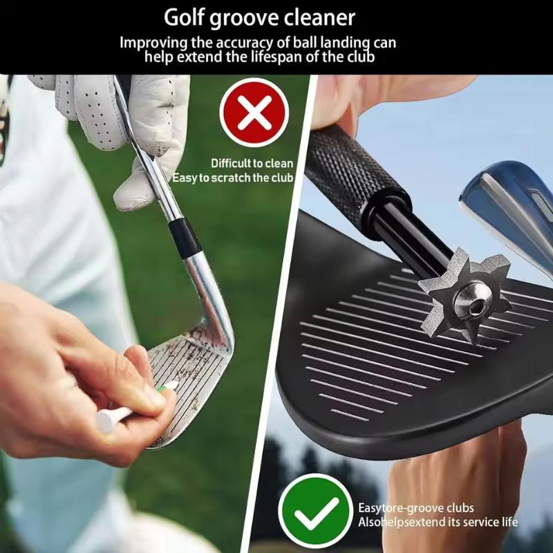 Afilador de Golf Afilador de Surcos para Palos de Golf Herramienta de Afilado Cabeza Afiladora de Palos de Golf Aleación de Cuña Fuerte Corte de Afilado de Cuña
