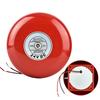 24V Metal Round Alarm Bell Security Fire Alarm Bell Red