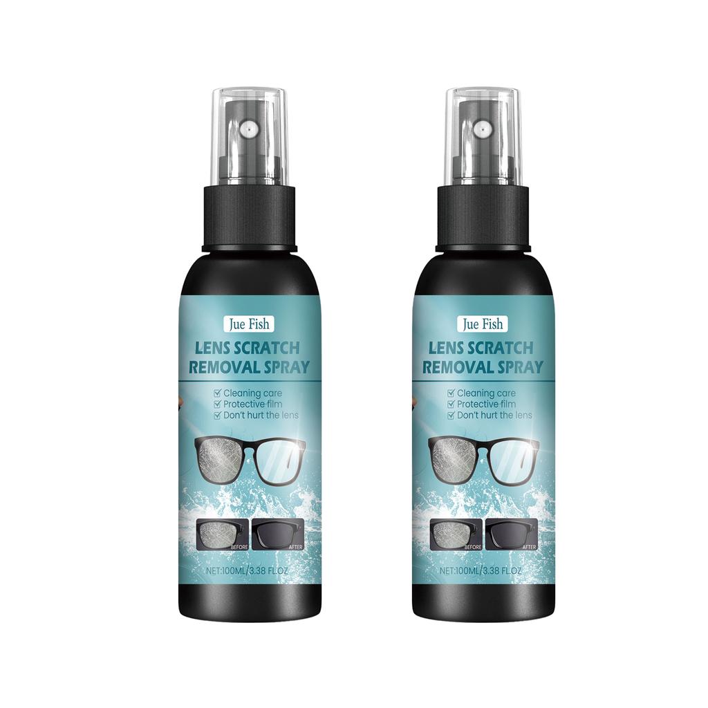 Pulitore Lenti Occhiali Spray Rimuovi Graffi Occhiali Pulitore Polvere Impronte Dita Olio Lenti Ripristina Chiarezza Lenti Spray Pulitore