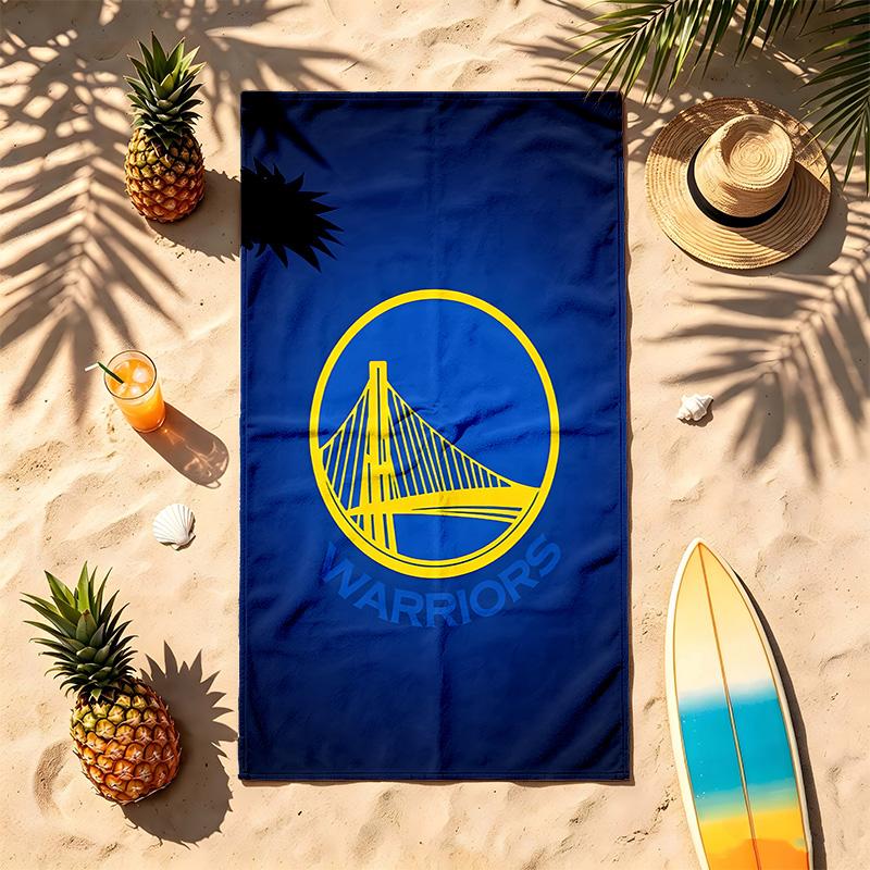 Golden State Warriors (14) Theme Beach Towel Sand Resistant Soft And Comfortable Suitable For The Pool Camping Yoga And Diving A Travel