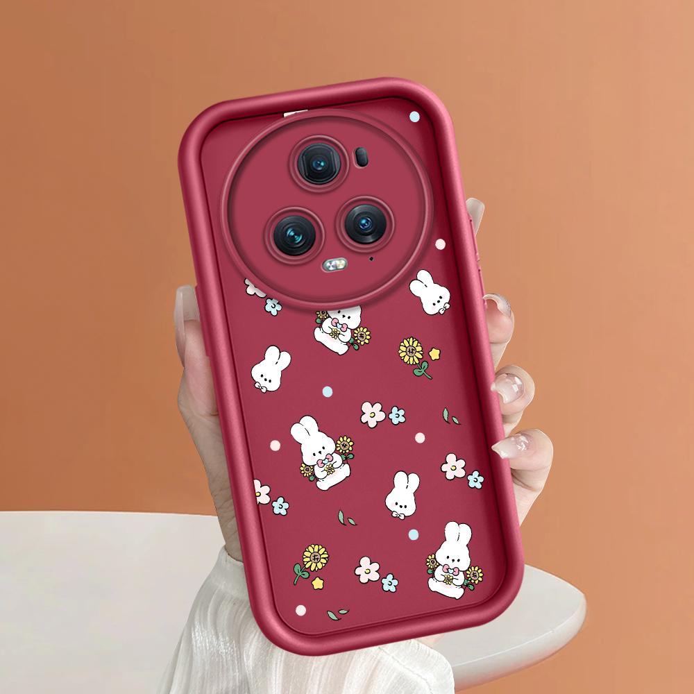 Soft Silicone Square Ladder Printing Pattern Phone Casing Full Cover Camera Shockproof Protection Rubber Case for Huawei Honor