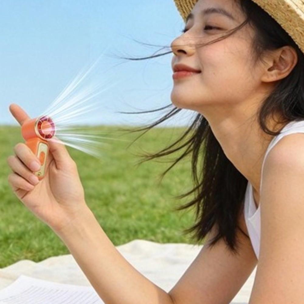Ultra-Quiet Personal Cooling Fan USB Rechargeable Pocket Travel Fan Small Electric Fan  Gift