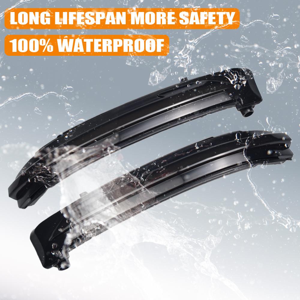 LED Side Mirror Dynamic Turn Signal Sequential Light For Nissan X-Trail T32 Rogue Qashqai J11 Murano Z52 Juke Navara