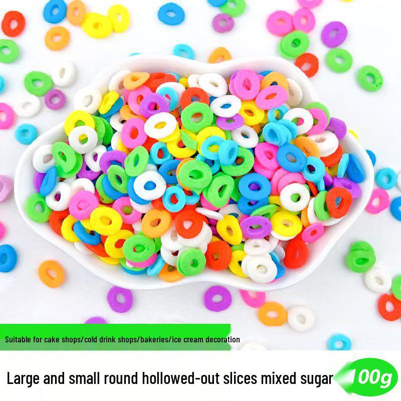 Bunte Zuckerformen: Herzen & Kurven zum Dekorieren von Kuchen, Desserts & Donuts