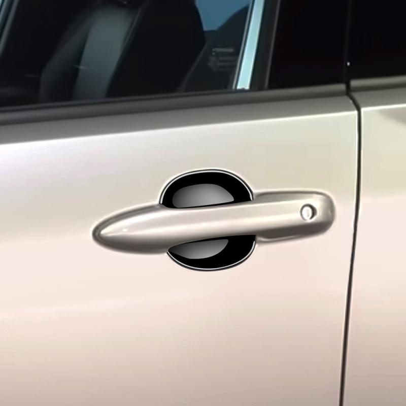 For Toyota Prius 60 Series ABS carbon fiber Car Door Pull Door knob Catch Door Handle Bowl Cap Decoration Cover Accsesories