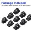 Truck Bed Cargo Anchors set Robusts Aluminum Tie Down Accessory Tie Down Brackets Simple Installs for Secure Transport