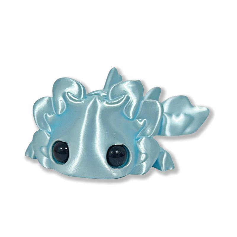3D-printed Small Animal Set Joint Cute Salamander Baby 3d Printed Animals for Home Office Craft Printed Figures Christmas Gifts