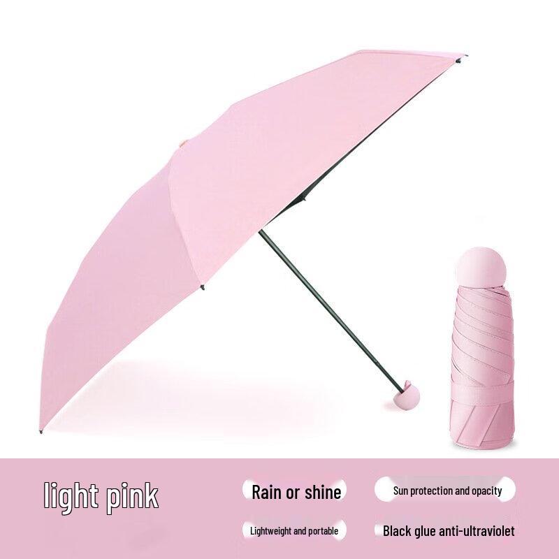 YICAI Compact UV Protection Travel Umbrella