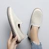 Women's Handmade Mesh Sneakers Slip On Loafers Breathable Casual Shoes Flats Summer