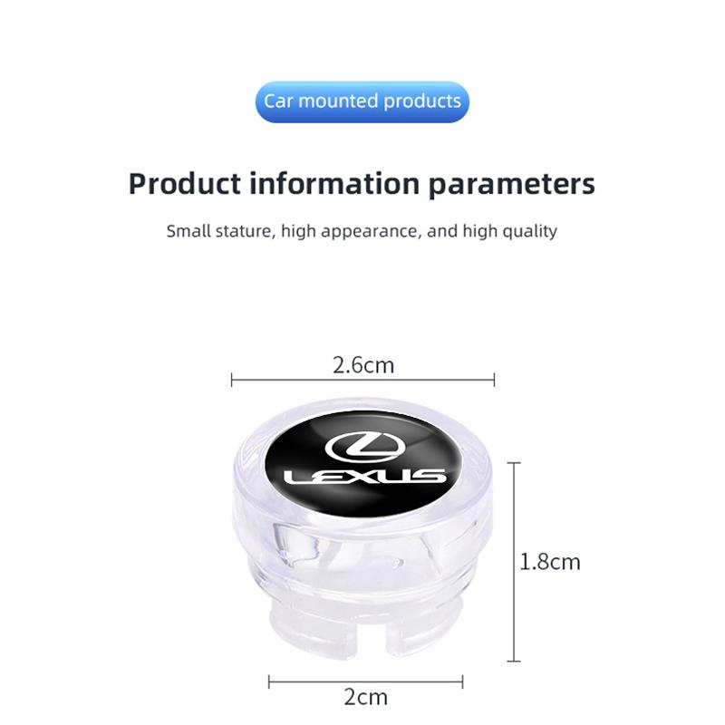 Car Cigarette Lighter Cover Dustproof Decoration Cap For Lexus GS IS LS500h ES260 ES300h RX350h NX260 UX260 LM LC RZ450e TX RC
