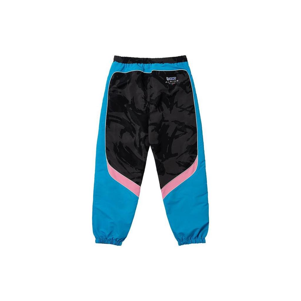 Palace x Kappa For Alpine Tracksuit Pant Night Desert Camo Unisex Bottoms Black 321U55WA03