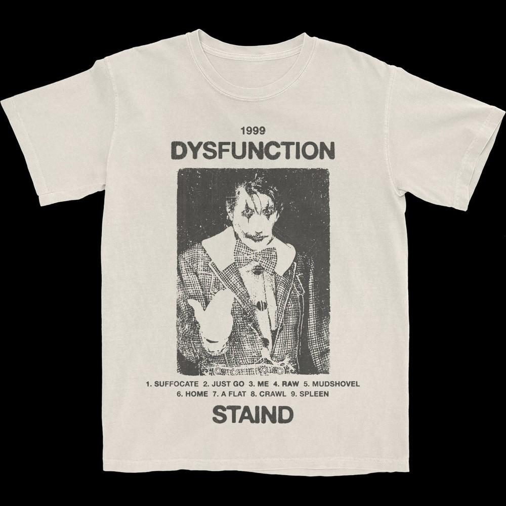 Staind Dysfunction 1999 Tee Size S-5XL Reprint Unisex T-Shirt XXXL