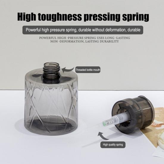 

1/2 шт. запираемый пустой дозатор для ногтей, маникюра, средства для снятия макияжа, легкий многоразовый контейнер под давлением чёрный