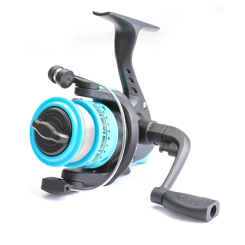 

Мини-катушка для рыбалки FTK - легкий алюминиевый корпус, высокая скорость 5.2:1 передаточное отношение, плавная система 3BB для легкой рыбалки 5.2:1 синий