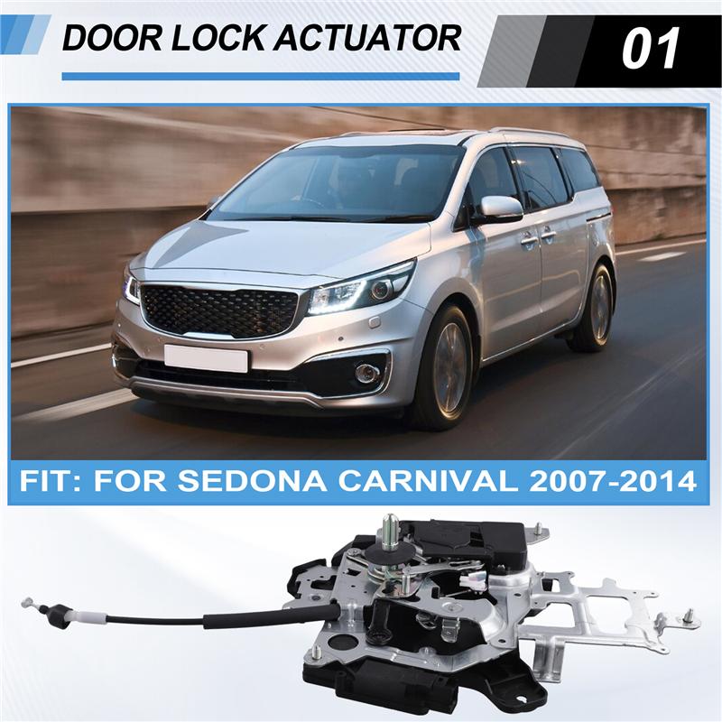 Sliding Door Lock Actuator Assembly Rear Door Lock Latch For KIA Sedona Carnival 2007-2014