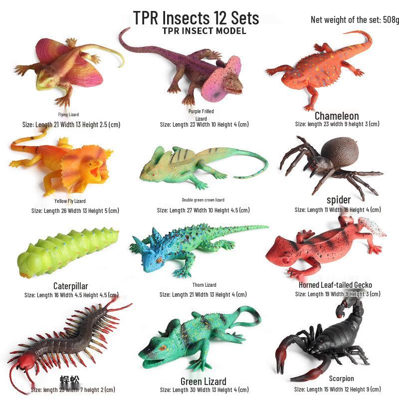 Multisensory Dinosaur & Marine Animal Squeeze Toy Set