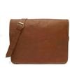 Bag Vintage Leather Messenger Shoulder Men's Briefcase Genuine Satchel Men Brown