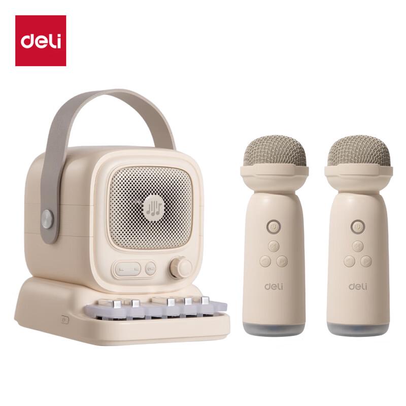 

Deli LT300B All-in-One KTV Bluetooth Speaker with Wireless Microphone CN plug (adapter included)