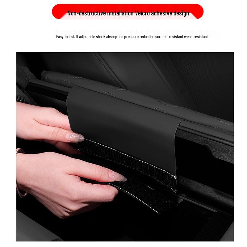 Qiyuan E07 Center Console Armrest Box Protective Cover & Leather Booster Seat Cover for Interior Modification