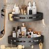 Nail-Free Wall-Mounted Bathroom & Kitchen Corner Shelf