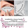 Portable Instant Brow Shaper Durable Makeup Drawing Guide Ruler  Tattoo Supplies