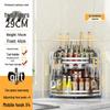 HANDUNYOU 2-Tier Large Kitchen Corner Storage Rack with Knife Holder