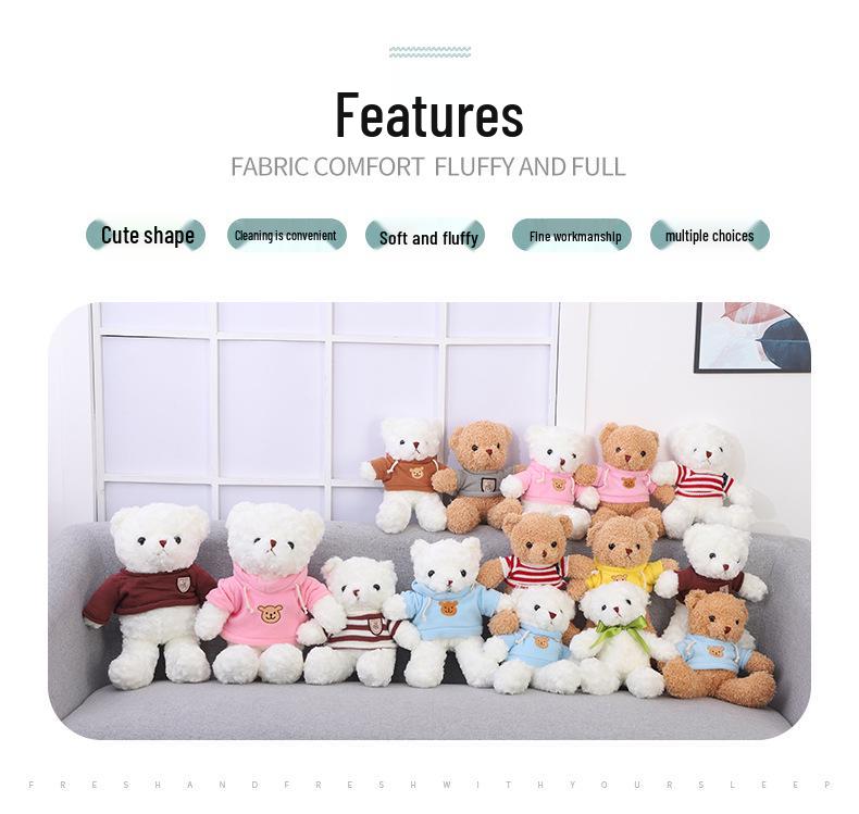 Plush Panda Teddy Bear Doll - Hugging Toy & Christmas Birthday Gift for Girls