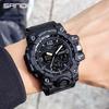 Sanda 6030 Outdoor Sports Electronic Watch for Men and Women Multifunctional Fashion Trend Waterproof Luminous Watches