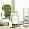 Mini stolní kalendář 2026 leden 2026 - prosinec 2026 12měsíční plánovač Dvojitá drátěná vazba Stojící překlápěcí Malý stolní kalendář pro domácí kancelář