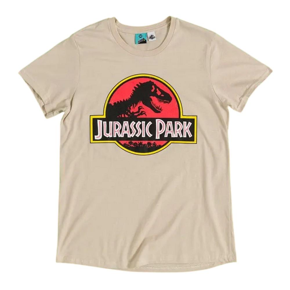 Jurassic Park Womens/Ladies Classic Logo Fitted T-Shirt